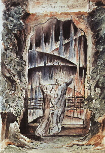 William Blake, Dante und Vergil am Eingang der Hlle