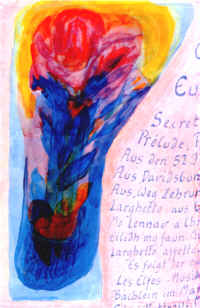 Rudolf Steiner, Urpflanze, Aquarell 1924